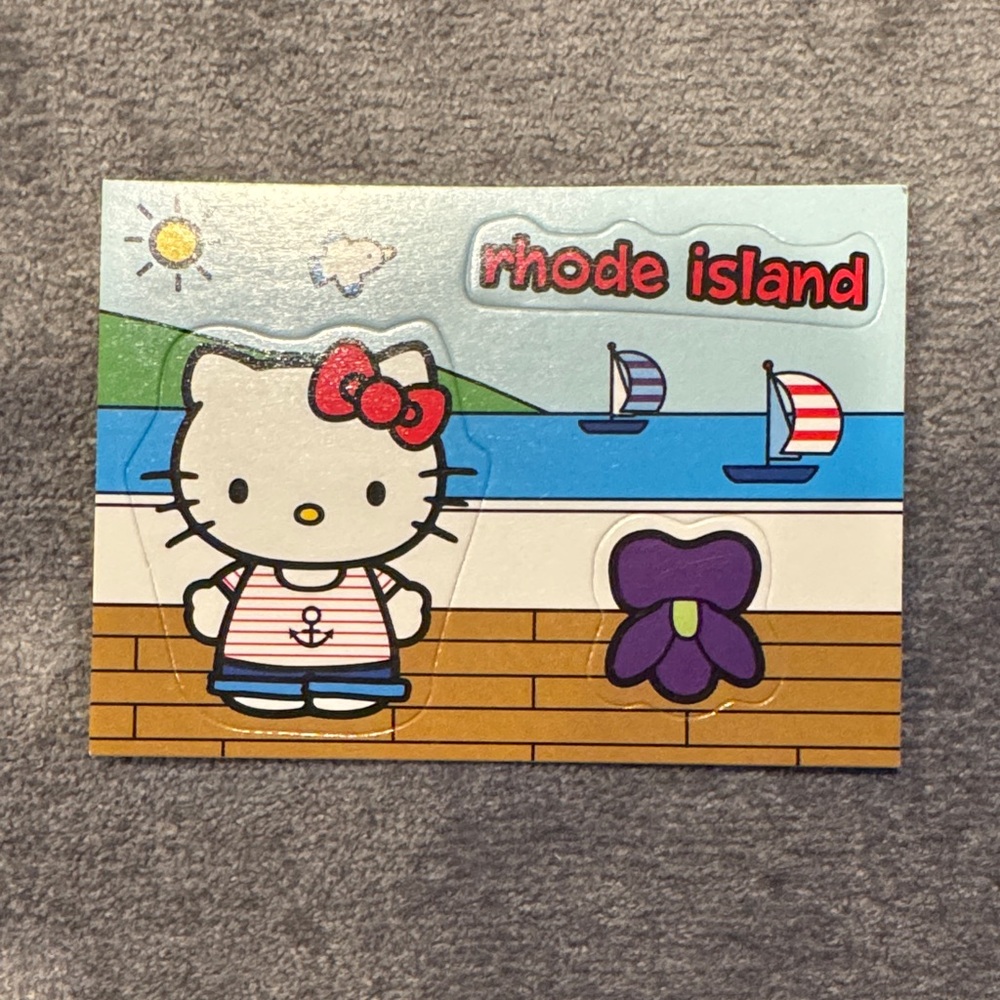 Hello Kitty Rhode Island Collectable Card